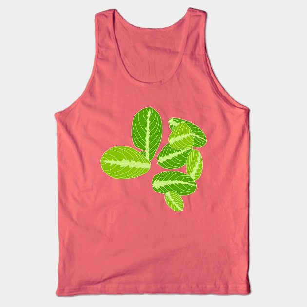 Lime maranta Tank Top by terastar